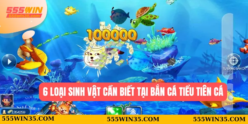 Bắn Cá Tiểu Tiên Cá – Hành Trình Săn Thưởng Trong Thủy Cung Ảo 3 6 loại sinh vật cần biết tại bắn cá tiểu tiên cá