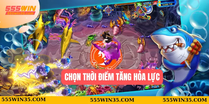 Chọn thời điểm tăng hỏa lực