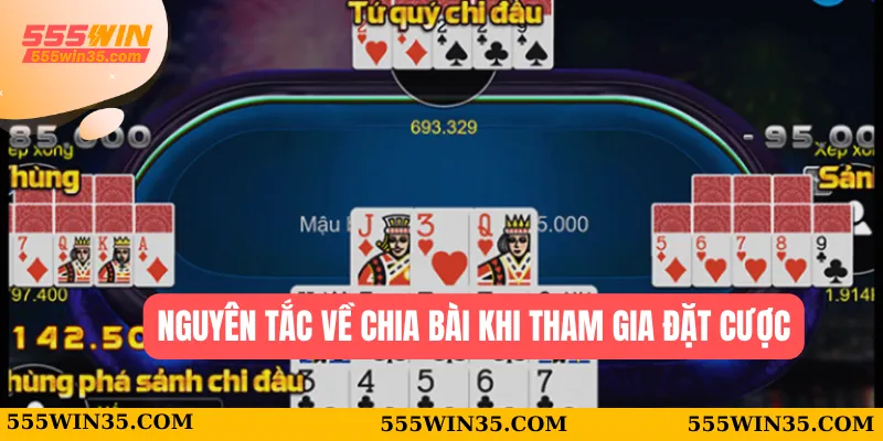 Rồng Hổ Online - Top Trò Chơi Dễ Thắng Nhất Tại 555WIN 2 Nguyên tắc về chia bài khi tham gia đặt cược