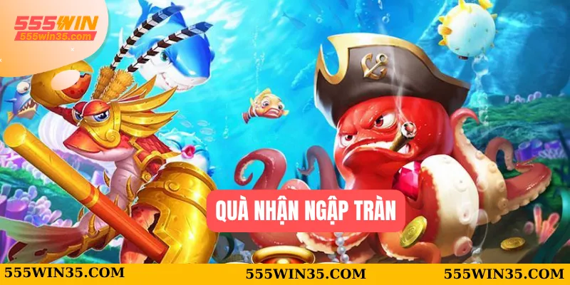 Quà nhận ngập tràn